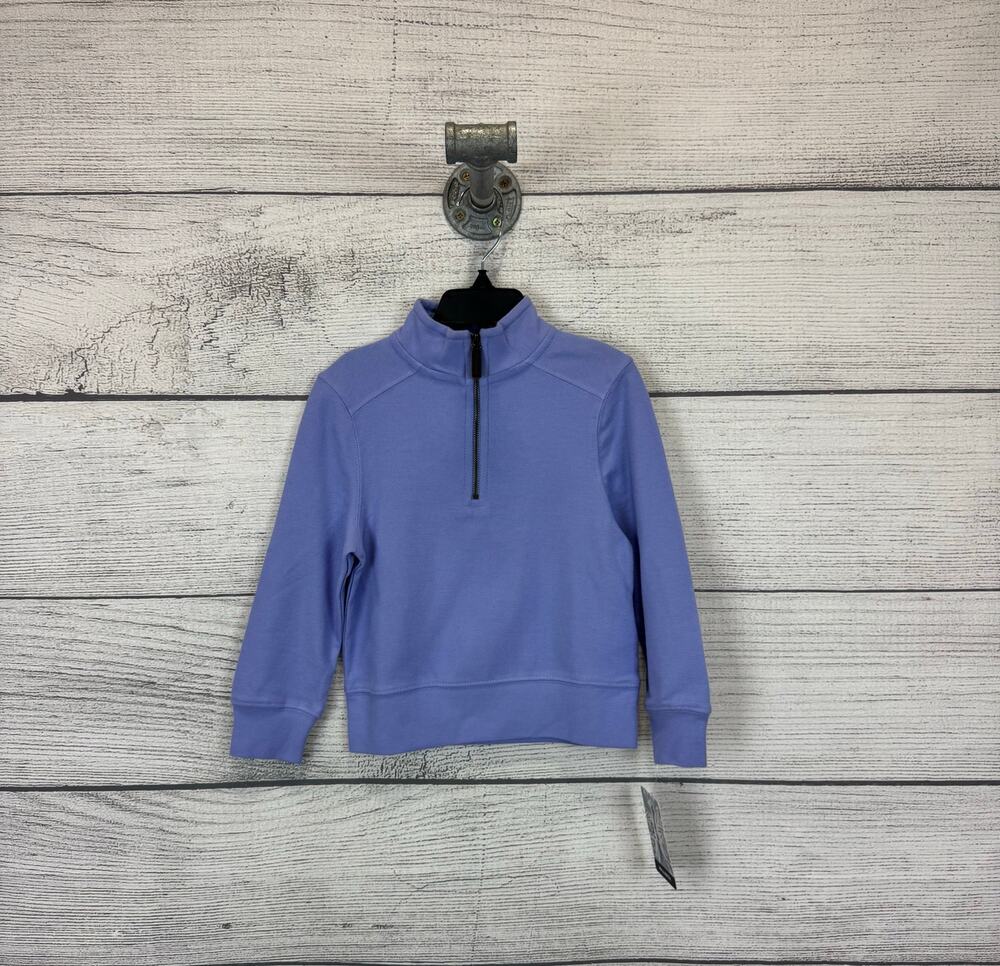 Tommy Bahama Boys Periwinkle Quarter Zip Preppy Pullover Top Size 4